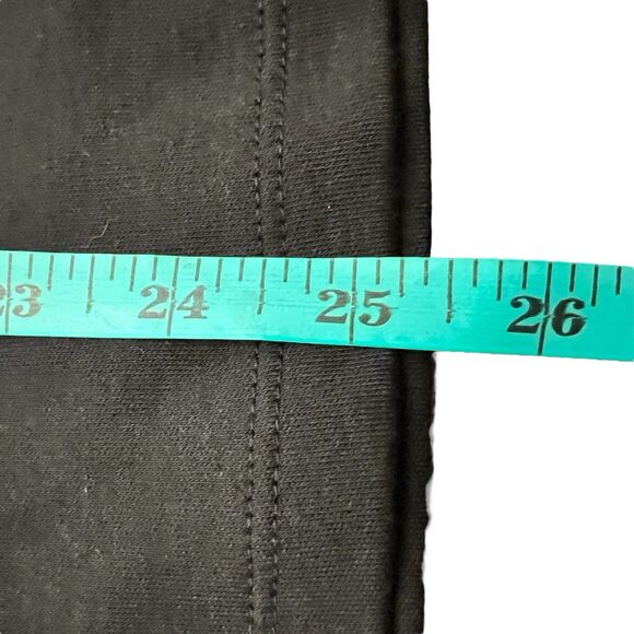 Quacker Factory Women’s Top M Black Celestial V-Neck Long Sleeve Stars Moon - Picture 9 of 10